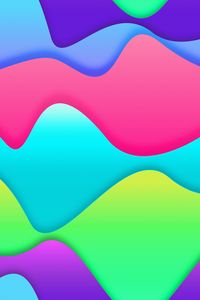 Preview wallpaper lines, wavy, colorful, colourful, bright