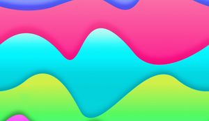 Preview wallpaper lines, wavy, colorful, colourful, bright