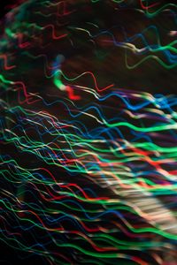 Preview wallpaper lines, wavy, colorful, glow