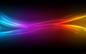 Preview wallpaper lines, wavy, colorful, flashing