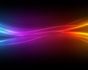 Preview wallpaper lines, wavy, colorful, flashing