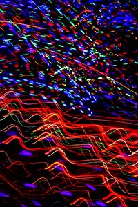 Preview wallpaper lines, wavy, glitter, glow, abstraction