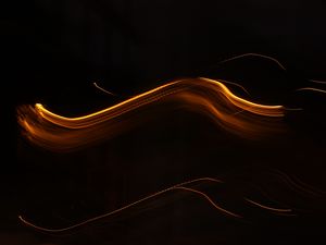 Preview wallpaper lines, wavy, intermittent, dark background