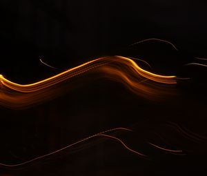 Preview wallpaper lines, wavy, intermittent, dark background