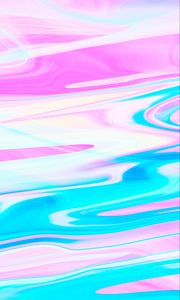 Preview wallpaper lines, wavy, light, pink, blue