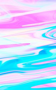 Preview wallpaper lines, wavy, light, pink, blue