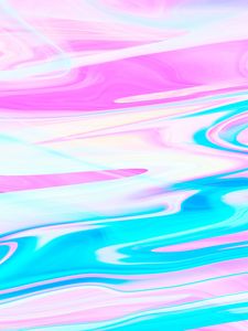 Preview wallpaper lines, wavy, light, pink, blue