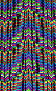 Preview wallpaper lines, wavy, multicolored, prismatic, chromatic