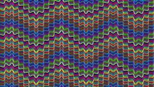 Preview wallpaper lines, wavy, multicolored, prismatic, chromatic