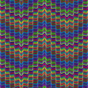 Preview wallpaper lines, wavy, multicolored, prismatic, chromatic