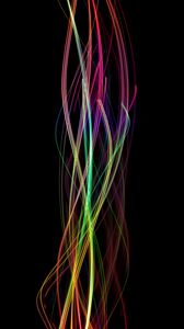Preview wallpaper lines, wavy, multicolored, twisted