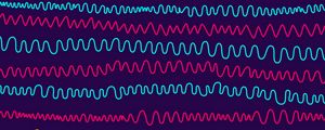 Preview wallpaper lines, wavy, patterns, multicolored