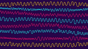 Preview wallpaper lines, wavy, patterns, multicolored