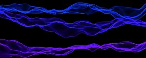 Preview wallpaper lines, wavy, purple, blue