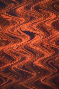 Preview wallpaper lines, wavy, ripples, distortion, abstraction, brown