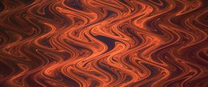 Preview wallpaper lines, wavy, ripples, distortion, abstraction, brown