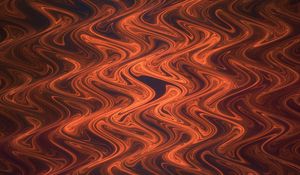 Preview wallpaper lines, wavy, ripples, distortion, abstraction, brown