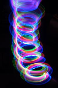 Preview wallpaper lines, wavy, spiral, multicolored