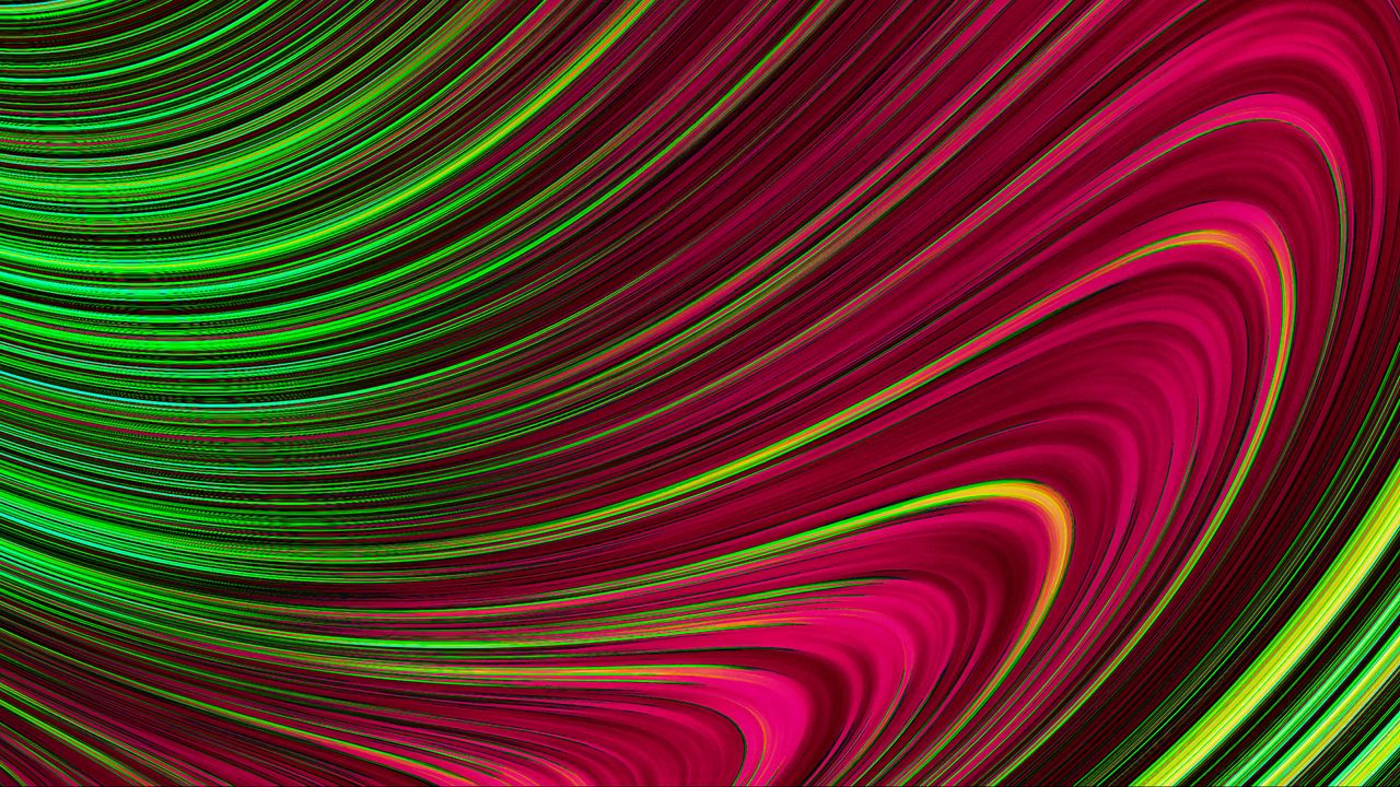 Wallpaper lines, wavy, stripes, colorful, bright