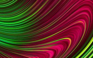 Preview wallpaper lines, wavy, stripes, colorful, bright