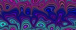 Preview wallpaper lines, wavy, swirling, multicolored