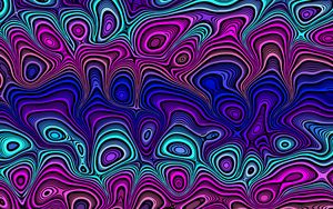 Preview wallpaper lines, wavy, swirling, multicolored