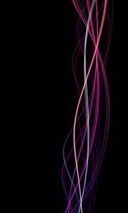 Preview wallpaper lines, wavy, twisted, multicolored