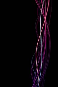 Preview wallpaper lines, wavy, twisted, multicolored