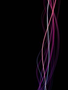 Preview wallpaper lines, wavy, twisted, multicolored