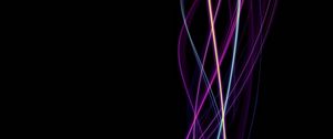 Preview wallpaper lines, wavy, twisted, multicolored