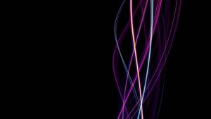 Preview wallpaper lines, wavy, twisted, multicolored