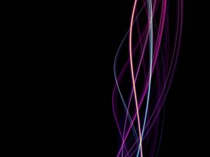 Preview wallpaper lines, wavy, twisted, multicolored