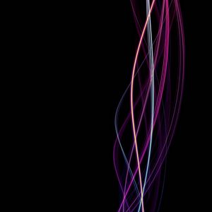 Preview wallpaper lines, wavy, twisted, multicolored