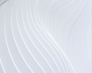 Preview wallpaper lines, wavy, white, minimalism, surface