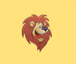 Preview wallpaper lion, cartoon, art
