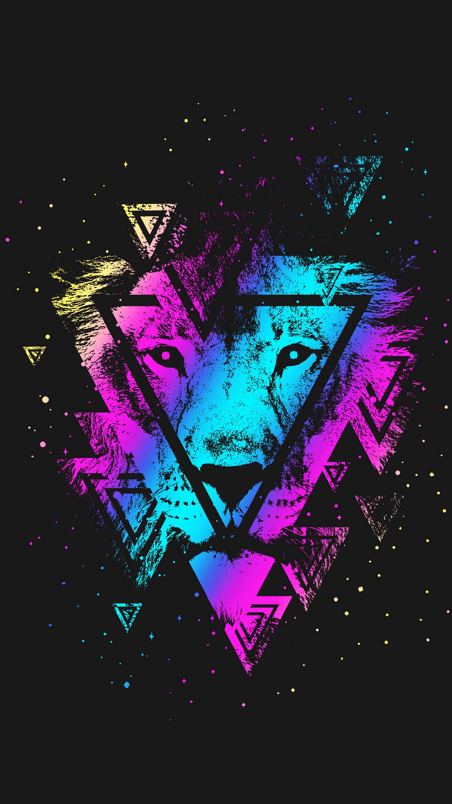 Download Galaxy Lion King Art Wallpaper  Wallpaperscom