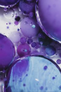 Preview wallpaper liquid, balls, purple, blue, macro