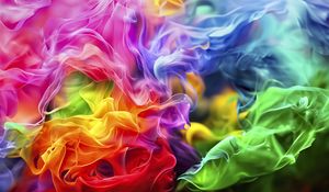 Preview wallpaper liquid, bright, colorful, background, abstraction