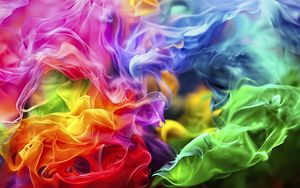 Preview wallpaper liquid, bright, colorful, background, abstraction