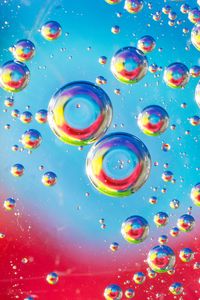 Preview wallpaper liquid, bubbles, abstraction, transparent