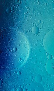 Preview wallpaper liquid, bubbles, blue, abstraction