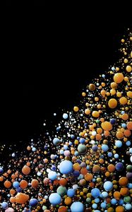 Preview wallpaper liquid, bubbles, colorful, abstraction