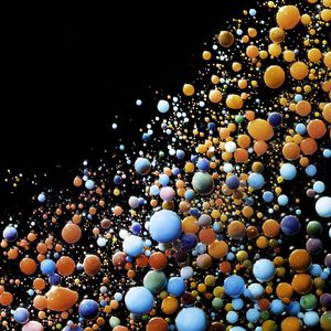 Preview wallpaper liquid, bubbles, colorful, abstraction