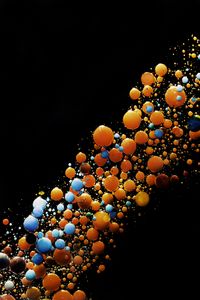 Preview wallpaper liquid, bubbles, colorful, bright, abstraction
