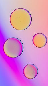 Preview wallpaper liquid, bubbles, glare, macro