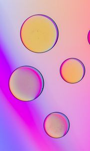 Preview wallpaper liquid, bubbles, glare, macro