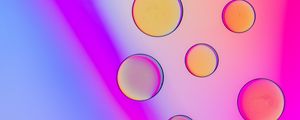 Preview wallpaper liquid, bubbles, glare, macro