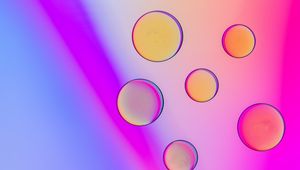 Preview wallpaper liquid, bubbles, glare, macro