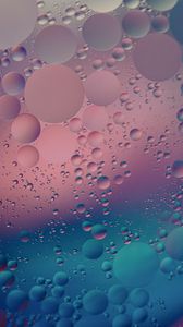 Preview wallpaper liquid, bubbles, gradient, abstraction