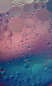 Preview wallpaper liquid, bubbles, gradient, abstraction